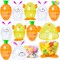 12 Pcs 3.95 Inches Easter Eggs Shell Bunny Shaped Novelty Basket Stuffers